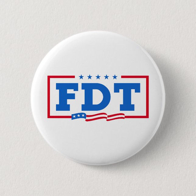 FDT Funny Anti-Trump No-Trump  Button (Front)