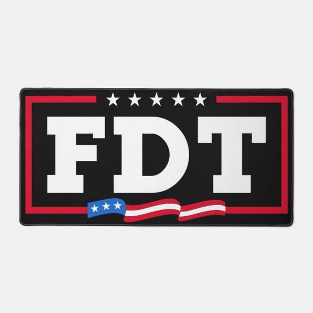 FDT Funny Anti-Trump No-Trump  Desk Mat (Front)