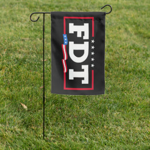 FDT Funny Anti-Trump No-Trump  Garden Flag