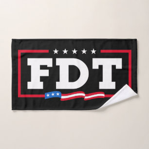 FDT Funny Anti-Trump No-Trump Hand Towel