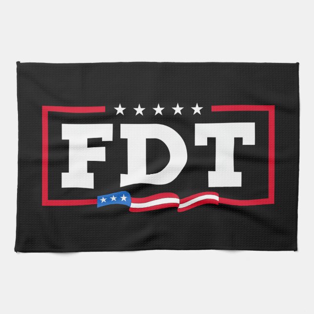 FDT Funny Anti-Trump No-Trump  Kitchen Towel (Horizontal)