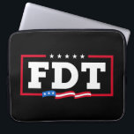 FDT Funny Anti-Trump No-Trump  Laptop Sleeve<br><div class="desc">Express your stance with this bold FDT Funny Anti-Trump T-Shirt, perfect for activists, protesters, and those who oppose Trump. Featuring a powerful No-Trump graphic, this anti-Trump protest shirt is ideal for elections, rallies, political events, and everyday wear. Anti-Trump, Political Protest Statement for stand against Trump with a clear message. Perfect...</div>