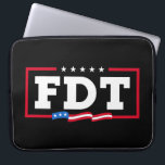 FDT Funny Anti-Trump No-Trump  Laptop Sleeve<br><div class="desc">Express your stance with this bold FDT Funny Anti-Trump T-Shirt, perfect for activists, protesters, and those who oppose Trump. Featuring a powerful No-Trump graphic, this anti-Trump protest shirt is ideal for elections, rallies, political events, and everyday wear. Anti-Trump, Political Protest Statement for stand against Trump with a clear message. Perfect...</div>