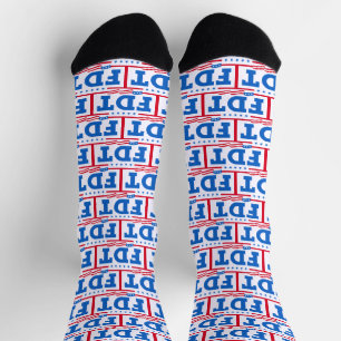 FDT Funny Anti-Trump No-Trump Socks