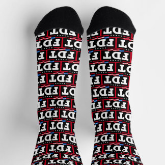 FDT Funny Anti-Trump No-Trump Socks