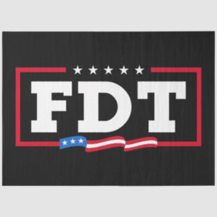 FDT Funny Anti-Trump No-Trump Tissue Paper