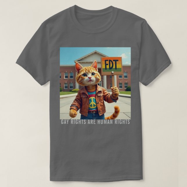 FDT GAY RIGHTS POLITICAL T-Shirt (Design Front)