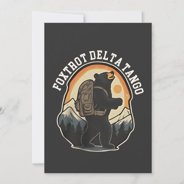 FDT Resist Bear Foxtrot Delta Tango Announcement (Front)