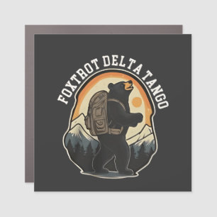 FDT Resist Bear Foxtrot Delta Tango Car Magnet