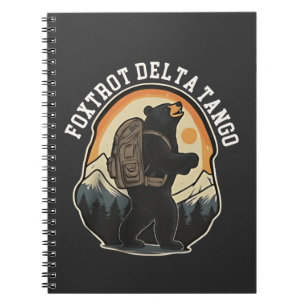 FDT Resist Bear Foxtrot Delta Tango Notebook