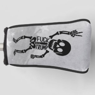 FDT Trump Funny Anti Trump Skeleton Golf Head Cover