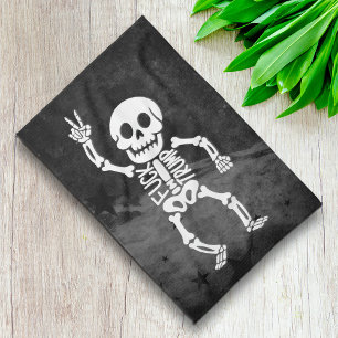 FDT Trump Funny Anti Trump Skeleton Kitchen Towel