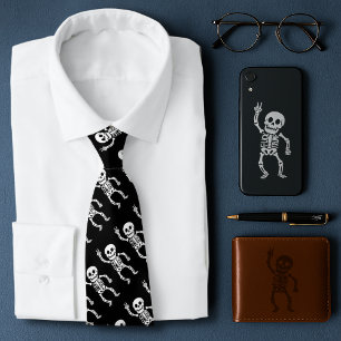 FDT Trump Funny Anti Trump Skeleton Neck Tie