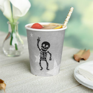FDT Trump Funny Anti Trump Skeleton Paper Cups