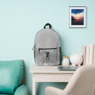 FDT Trump Funny Anti Trump Skeleton Printed Backpack