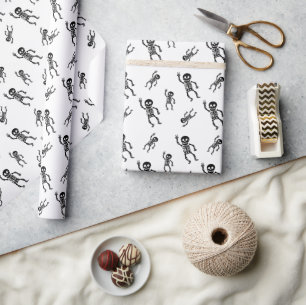 FDT Trump Funny Anti Trump Skeleton Wrapping Paper