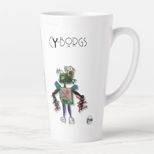 Fe_et CYborgs Robot Latte Mug