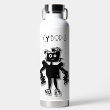 Fe-et CY=borgs Robot Thermal Tumbler