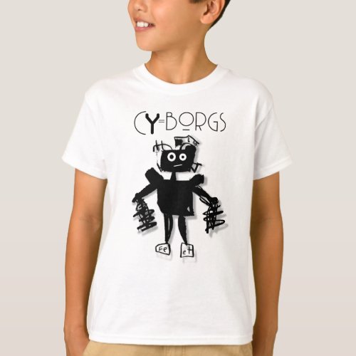 Fe Et Robot Kids T_Shirt