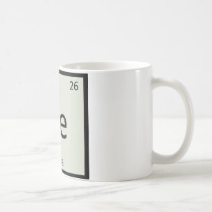 Fe - Feta Cheese Chemistry Periodic Table Symbol Coffee Mug
