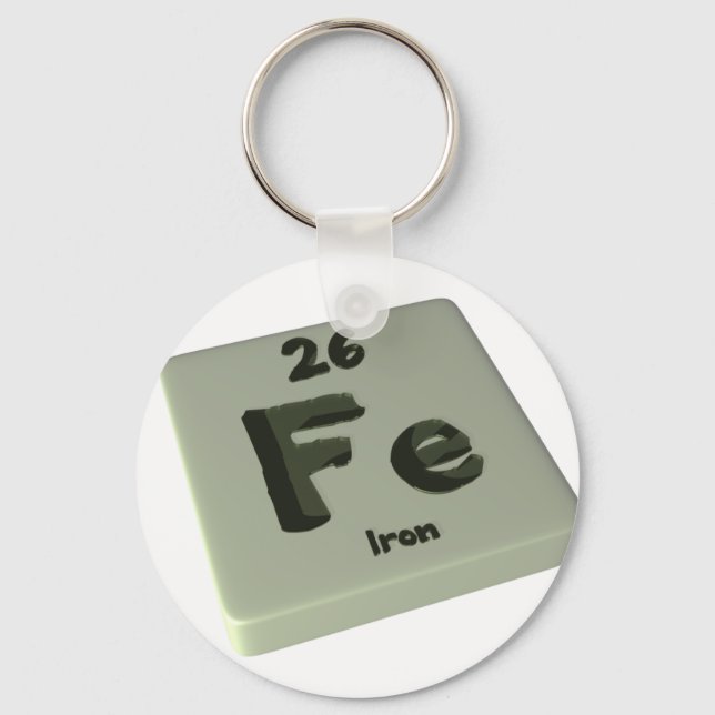 Fe Iron Keychain (Front)