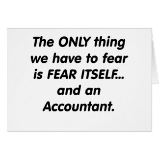 Fear Accountant Cards
