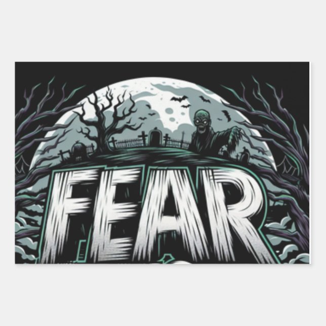 FEAR FEST WRAPPING PAPER SHEETS (Front)