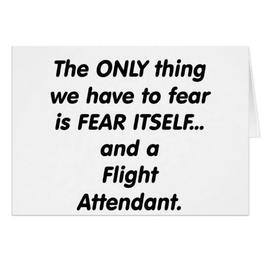 fear flight attendant cards (Front Horizontal)