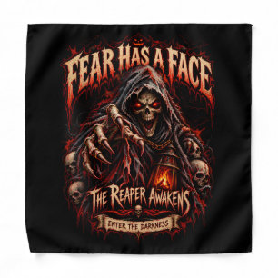 Fear Has A Face Reaper Cinch Bag Bandana
