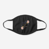 Fear is a Liar Black Cotton Face Mask (Front)