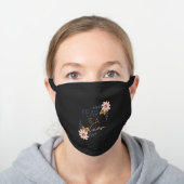 Fear is a Liar Black Cotton Face Mask (Worn)