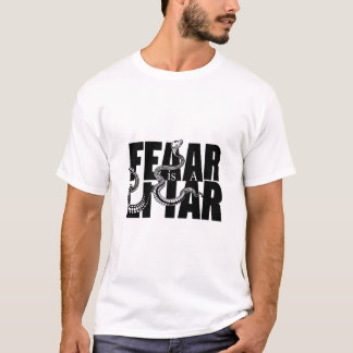 Fear Is A Liar Snake Typo Tee