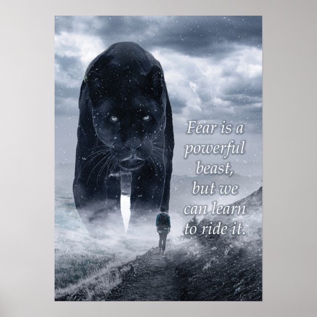 Fear Is A Powerful Beast, Panther - Success Poster (Front)