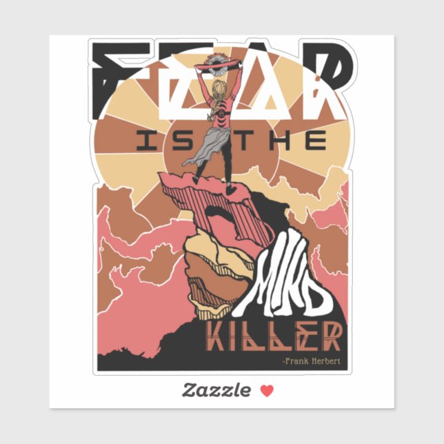Fear is the Mind Killer Sticker (Sheet)
