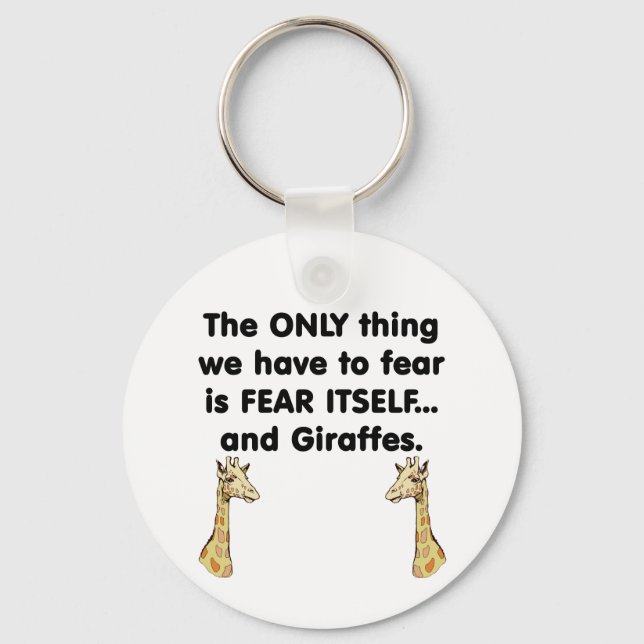 Fear Itself Giraffes Keychain (Front)