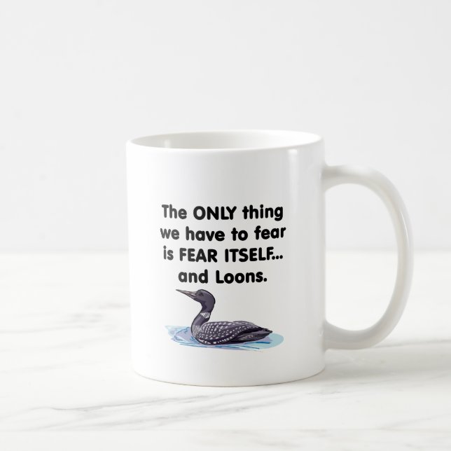 Fear Itself Loons Coffee Mug (Right)