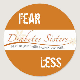 Fear Less DiabetesSisters stickers