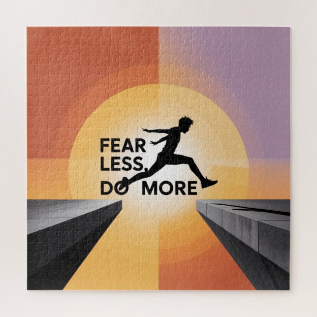 Fear Less, Do More Jigsaw Puzzle (Vertical)