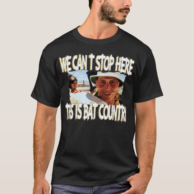 Fear  Loathing Bat Country T-Shirt (Front)