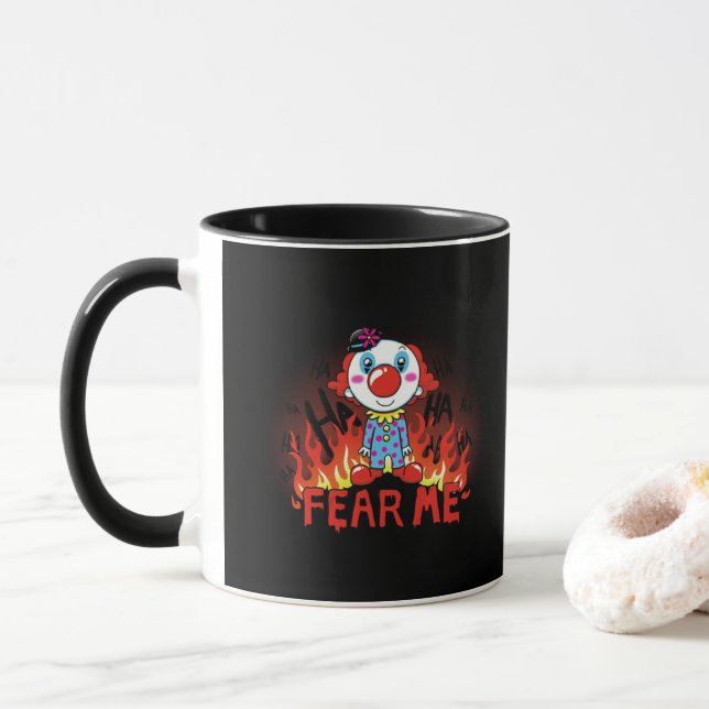 Fear Me Clown Mug (With Donut)