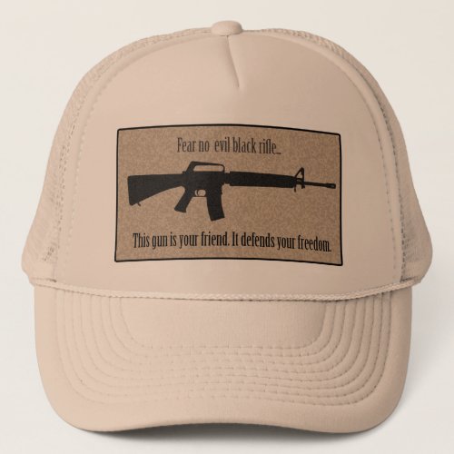 Fear No Evil Black Rifle Hat