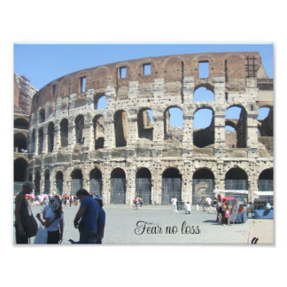 Fear no loss photo print