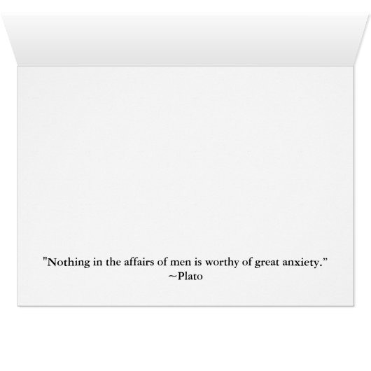 "Fear No More!" Eagle/US Flag Gift (Inside Horizontal (Bottom))