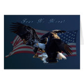 "Fear No More!" Eagle/US Flag Gift (Front Horizontal)
