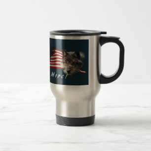 "Fear No More" Eagle, Wolf, Bear & US Flag Mug
