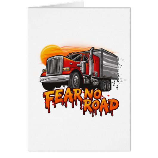 Fear No Road - Trucker Shirt Cards (Front)