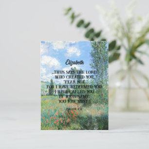 Fear Not Bible Verse Nature Artwork Christian Gift Postcard