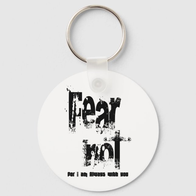Fear Not Christian Keychain (Front)