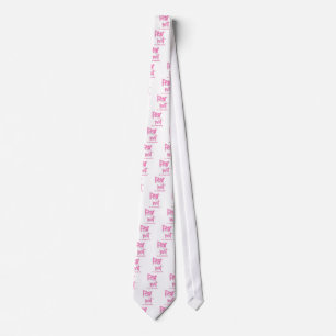 Fear Not Christian Pink Grunge Neck Tie