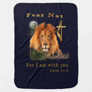Fear Not for I am With thee Baby Blanket
